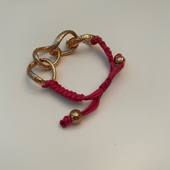 Gold And Rainbow Chain Link Bracelet Set. - Picture 7 of 7
